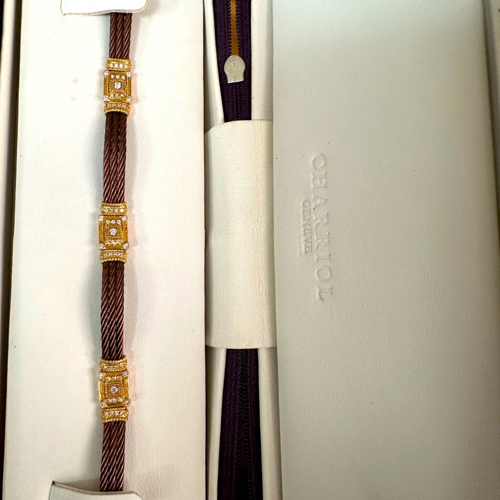 💕Brand New 18k Gold Charriol Bracelet (size 7cm)💕
